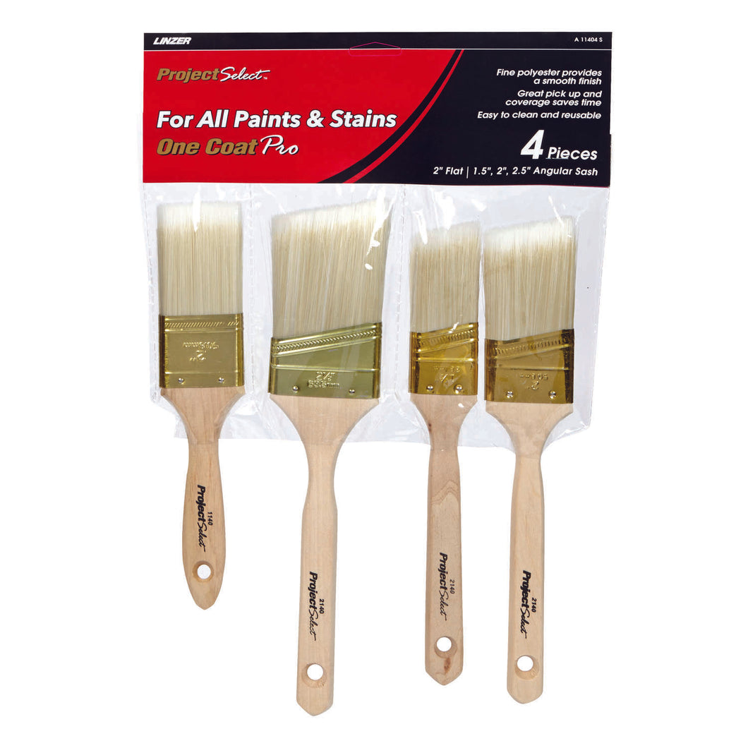 Linzer Project Select Angle/Flat Paint Brush Set