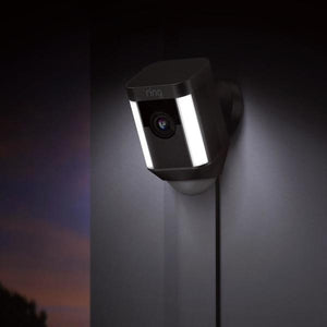 Ring Spotlight Cam Wired (Plug-In) Outdoor Rectangle Security Camera