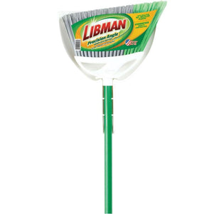 Libman Precision Angle 11.5 in. W Stiff Plastic Broom with Dustpan