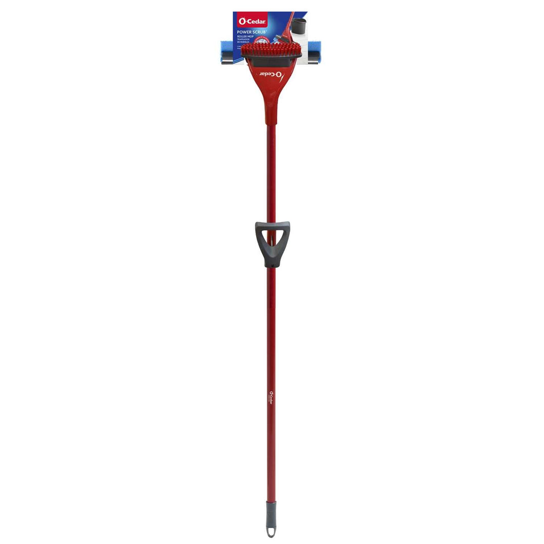 O-Cedar Power Scrub 10.8 in. W Roller Mop
