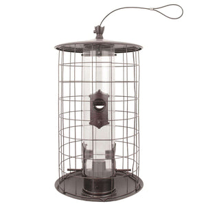 Perky-Pet The Preserve Wild Bird and Finch 3 lb Metal Wire Cage Bird Feeder 4 ports