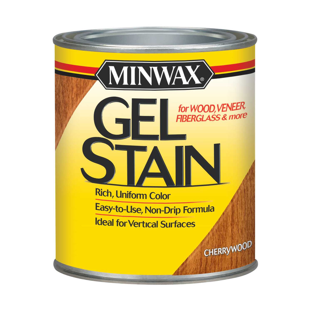 Minwax Wood Finish Transparent Low Luster Cherrywood Oil-Based Gel Stain 1 qt.