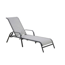 Load image into Gallery viewer, Living Accents Roscoe Black Steel Sling Chaise Lounge