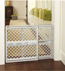 North States Gray 26 in. H X 26-42 in. W Plastic Child Safety Gate
