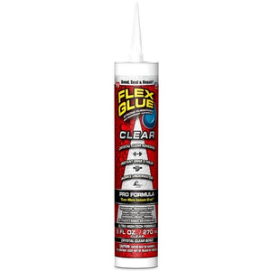 Flex Glue 9 oz Crystal Clear Rubberized Waterproof Adhesive