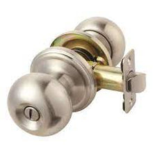 Load image into Gallery viewer, Ace Ball Satin Nickel Privacy Lockset ANSI Grade 3 1-3/4 in.