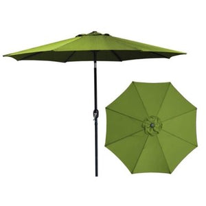 Living Accents 9 ft. Tiltable Sage MARKET Patio Umbrella