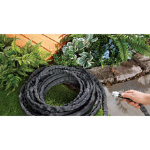 Load image into Gallery viewer, Zero-G 5/8 in. D X 50 ft. L Light Duty Commercial Grade Expandable Garden Hose Black