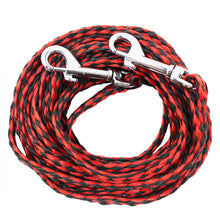 Load image into Gallery viewer, PDQ Red / Black Poly Dog Tie Out Rope Small/Medium