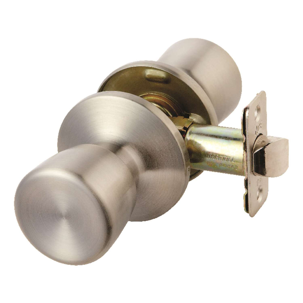 Ace Tulip Satin Stainless Steel Passage Door Knob 3 Right or Left Handed