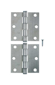 Ace 3 in. L Zinc-Plated Broad Hinge 2 pk