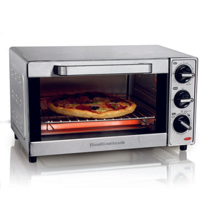 Hamilton Beach Stainless Steel Silver Toaster Oven 8.7 in. H X 11.5 in. W X 15 in. D