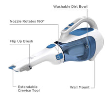 Load image into Gallery viewer, Black &amp; Decker Dustbuster Bagless Cordless Cyclonic Filter Hand Vacuum