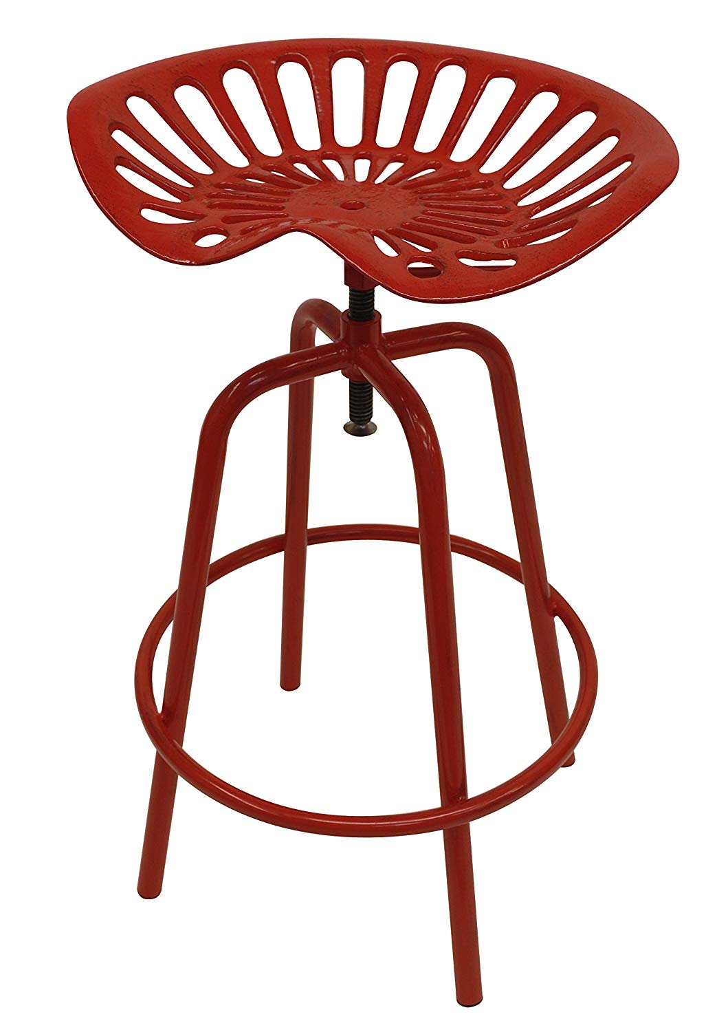 Tractor Seat Bar Stool Red