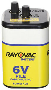 Rayovac Zinc Chloride 6-Volt 6 volt Heavy Duty Battery 1 pk