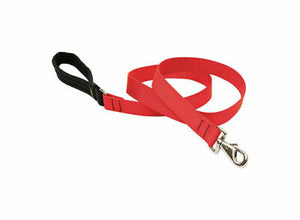 LUPINE DOG LEASH 6FT 1" RED