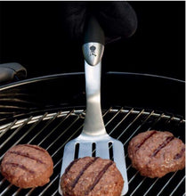 Load image into Gallery viewer, Weber Premium Stainless Steel Black/Silver Grill Spatula 1 pk