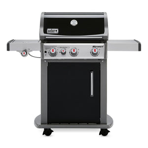Spirit E-330 3-Burner Liquid Propane Gas Grill in Black with Built-In Thermometer