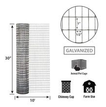 Load image into Gallery viewer, IronRidge 30 in. W 10 ft. Steel Welded Wire Fence